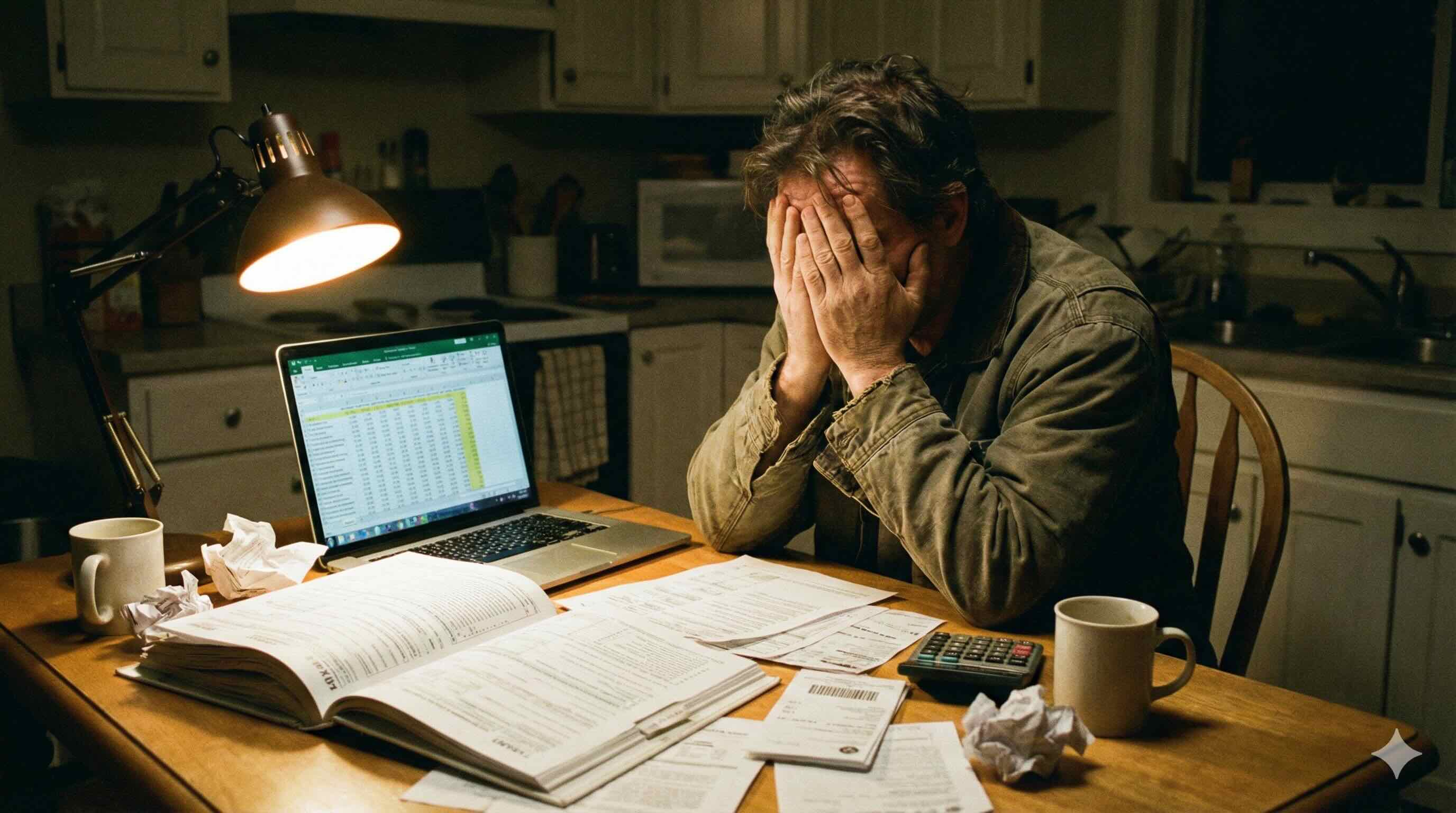 Example E-2 visa balance sheet showing 5-year pro forma assets, liabilities, and equity without using a CPA